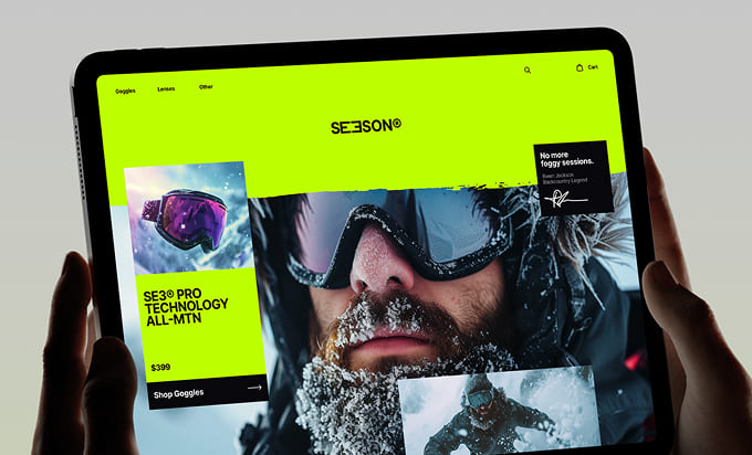 Web Design service example 1