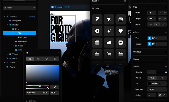 No-Code Development service example 1